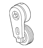 LR071035 - Maintenance &amp; Lubrication: Accessory Drive Belt Tensioner Assembly for Land Rover: Defender 110, Defender 130, Defender 90, Discovery, LR4, Range Rover, Range Rover Sport, Range Rover Velar Image