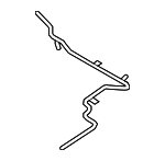 1K0122157EN - Belts &amp; Cooling: Engine Coolant Pipe for Volkswagen Image