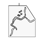 497267B010 - Steering: Return Line Assembly for Nissan: Quest Image