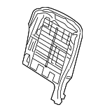 52203410303 - Body: Seat Back Panel for BMW: X3 Image