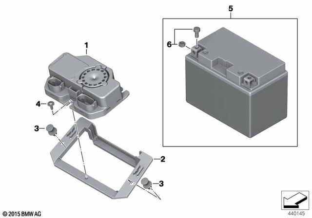 51131960840 - Maintenance &amp; Technology: Phillips Screw F Plastic Material - Ts 4X10 for BMW-Motorrad Image