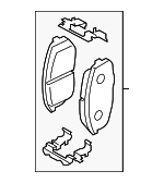 58101I3A00 - : Brake Pads for Hyundai Image