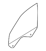 51337379829 - : Door Glass for BMW: 640i xDrive Gran Turismo Image