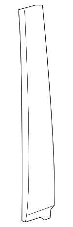 757550E010 - Body: Frame Molding for Lexus: RX330, RX350 Image