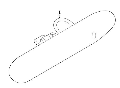 High Mounted Stop Lamp for 2009 Land Rover LR2 #0