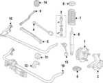 68466077AA - Suspension: Spring Isolator for Jeep: Gladiator Image