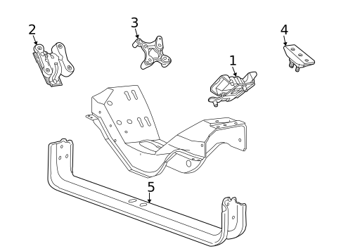 Engine & Trans Mounting for 2005 Ford Excursion #0