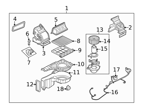 Heater Components for 2006 Kia Spectra5 #0