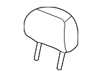 81140SEAJ51ZD - Body: Headrest for Acura Image
