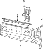 4296918 - Body: Lower Panel for Chrysler: Laser | Dodge: Daytona Image