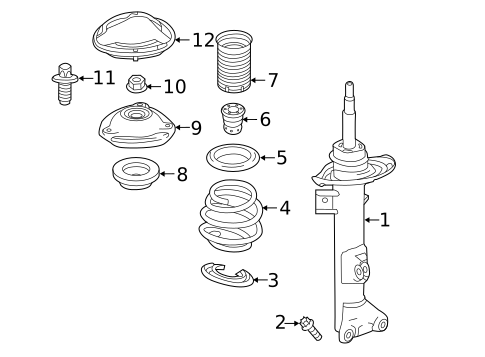 Struts & Components for 2019 Mercedes-Benz SLC43 AMG #0