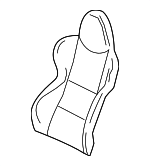 52108040455 - Body: Seat Back Cover for BMW: Z4 Image