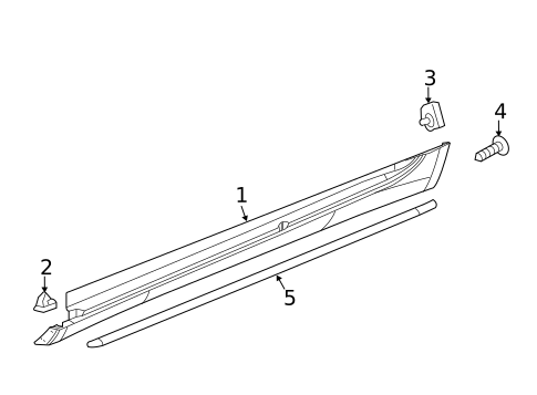 Exterior Trim - Pillars for 2015 Chevrolet Impala #0