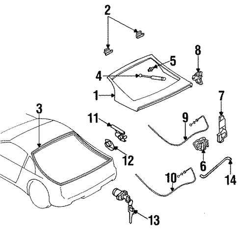 lys k.t31 DNA MOTORING TL-300ZX90-RD-SM Tail Light Assembly Driver