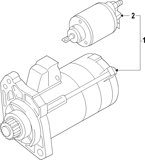 Starter for 2014 Audi S6 #1