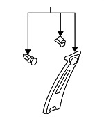 76913ZB002 - : Center Pillar Trim for Nissan: Altima Image