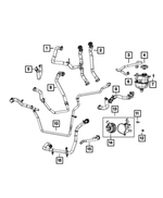 68282407AB - Cooling: Charge Air Cooler Hose for Jeep: Wrangler Image