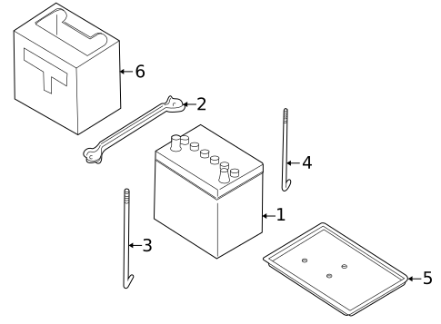 Battery for 1998 INFINITI QX4 #0