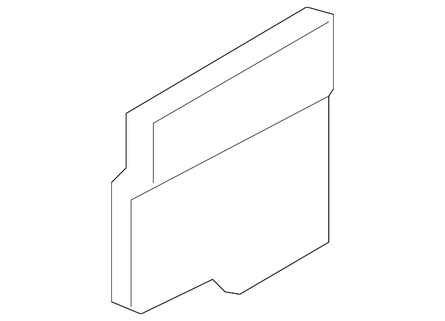 Condenser Assembly Upper Seal - Nissan (92184-EA000)