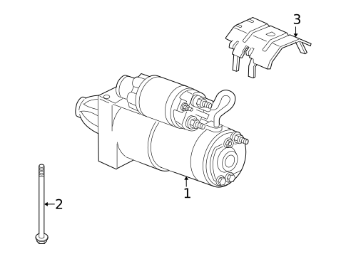 Starter for 2005 Saab 9-7x #0