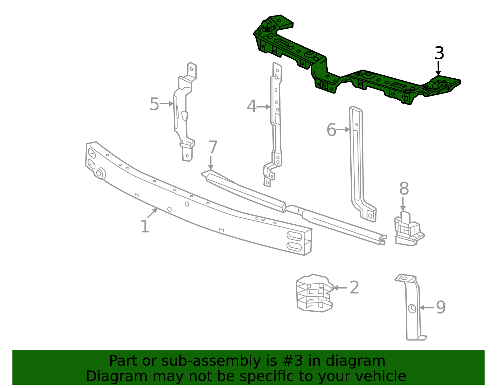 2025-2026 Chevrolet Equinox Upper Support 26343793 | OEM Parts Online