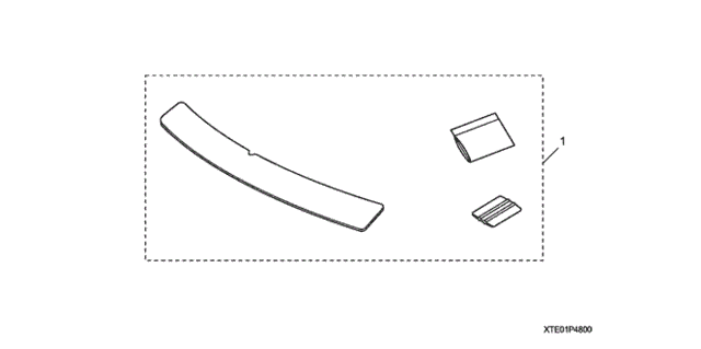 Rear Bumper Protector for 2010 Honda Accord #0