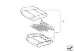 52107308090 - : Basic Seat Upholstery for BMW Image