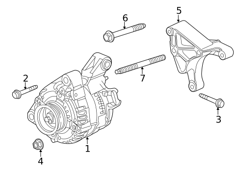 Alternator for 2010 Cadillac CTS #0