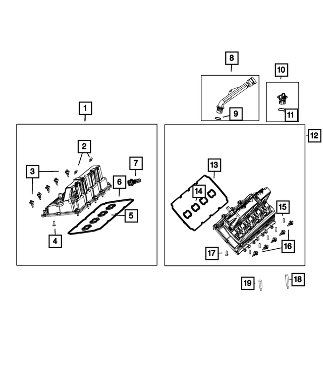 53011261AC - : Cylinder Head Cover for Mopar Image