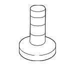 11589012 - Belts &amp; Cooling: Radiator Support Splash Shield Bolt for GM Image