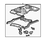 3F1Z5411215AA - Body: Rear Floor Pan for Ford: Taurus | Mercury: Sable Image
