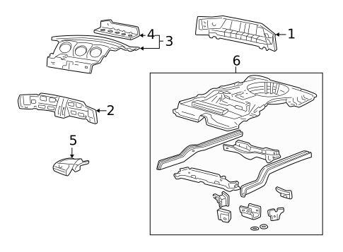 Rear Upper Body for 2002 Ford Taurus #0