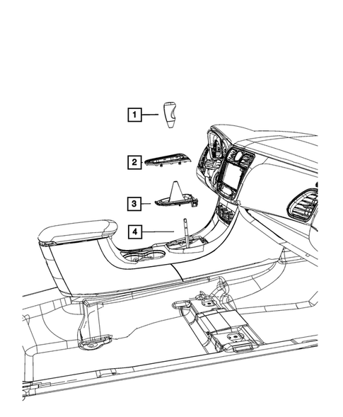 Gearshift Controls and Related Parts for 2012 Chrysler 200 #1