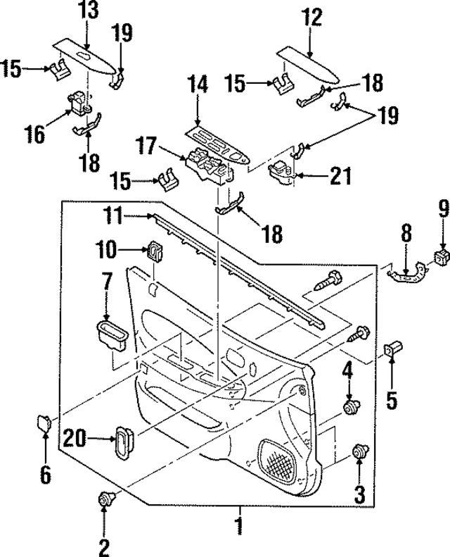 B21H6840690 - : Cap for Mazda Image