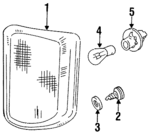 XBD100770 - : Turn Signal Lamp for Land-Rover Image