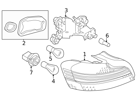 Tail Lamps for 2013 BMW 135is #0