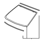 92208207 - Body: Windshield for Pontiac: G8 Image