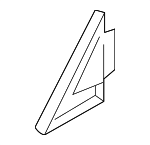 8W0867368 - Body: Front Trim Gasket for Audi: A4, A4 allroad, A4 Quattro, S4 Image