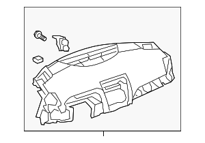 5540106091E0 - Body: Instrument Panel for Toyota: Camry Image