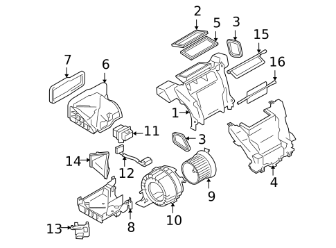 Blower Motor & Fan for 2012 Nissan Cube #0