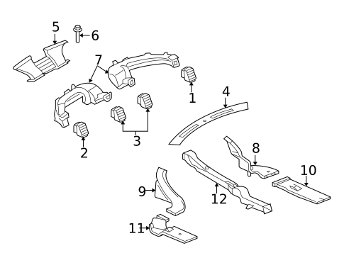 Ducts for 2009 Chrysler 300 #0