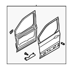 DT1Z6120124J - Body: Door Shell for Ford: Transit Connect Image