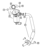 thumbnail image 2 of Genuine Chrysler EGR Valve Gasket - OEM Part 4891068AB 2 of 12