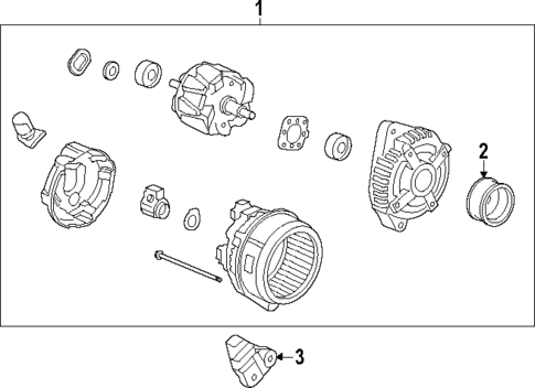 Alternator for 2023 Honda Pilot #0