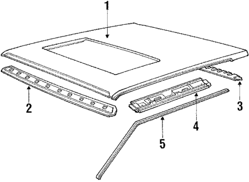 Roof for 1991 Volvo 780 #0