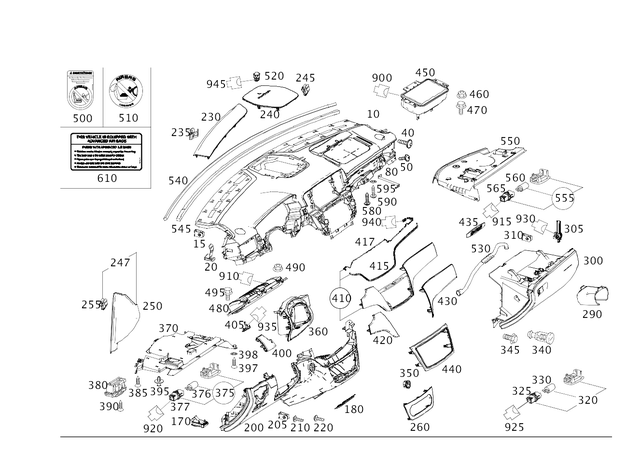 6731 - Trim: Hexalobular Screw for Mercedes-Benz Image image