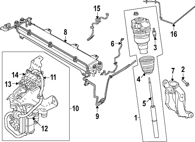 32269678 - : Air Compressor for Volvo: EX90 Image