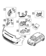 68656416AA - Electrical: Headlamp for Mopar Image