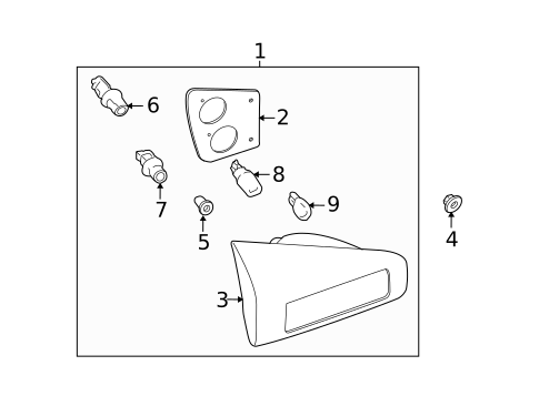 Backup Lamps for 2012 Subaru Tribeca #0