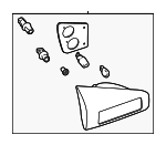 84251XA03A - : Backup Lamp Assembly for Subaru: Tribeca Image